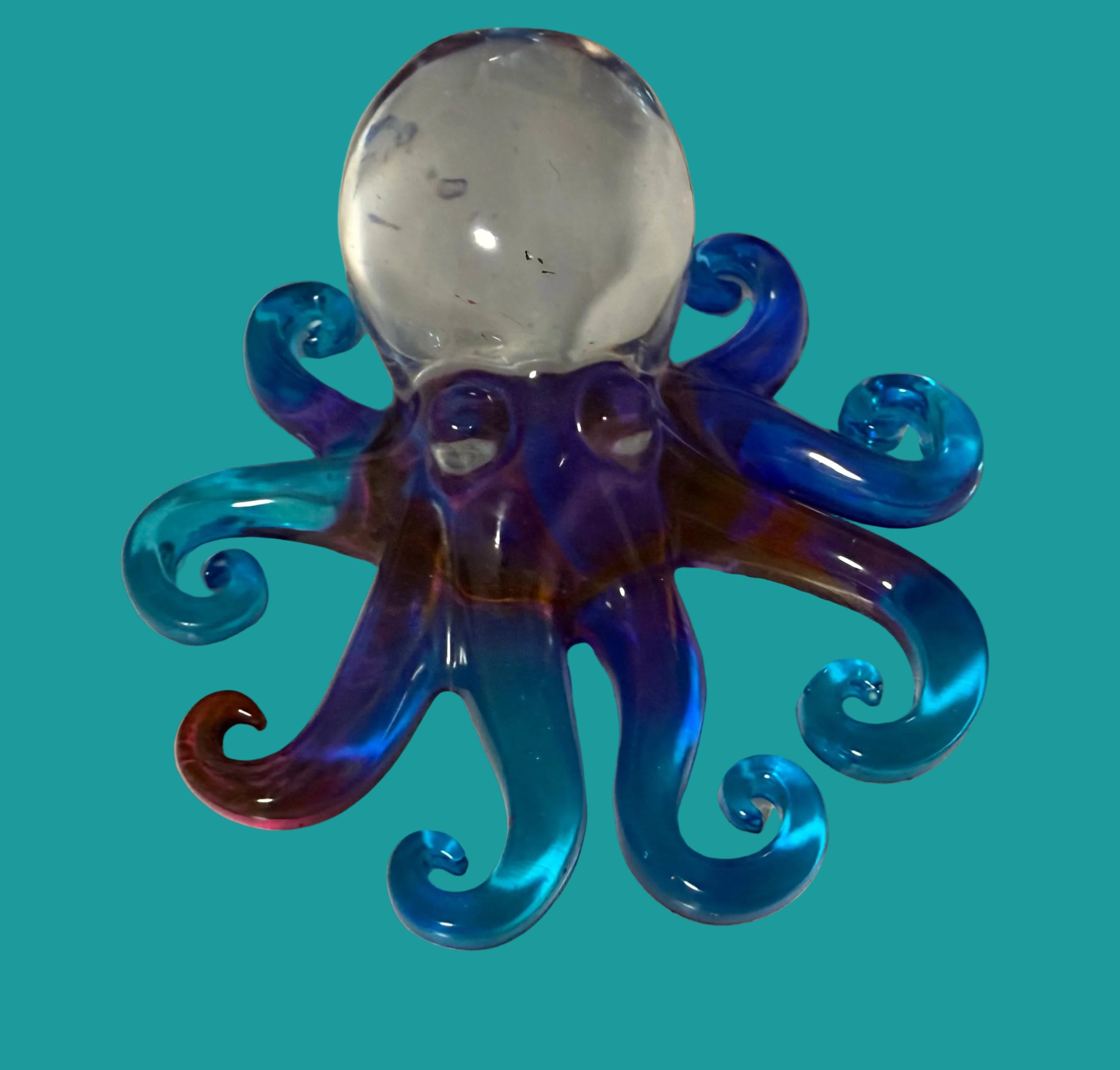 Resin octopus- multi colored